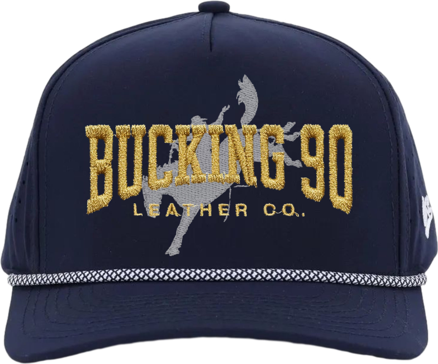 Bucking 90 Goldline Rope Hat – The Deep Canyon Navy Edition
