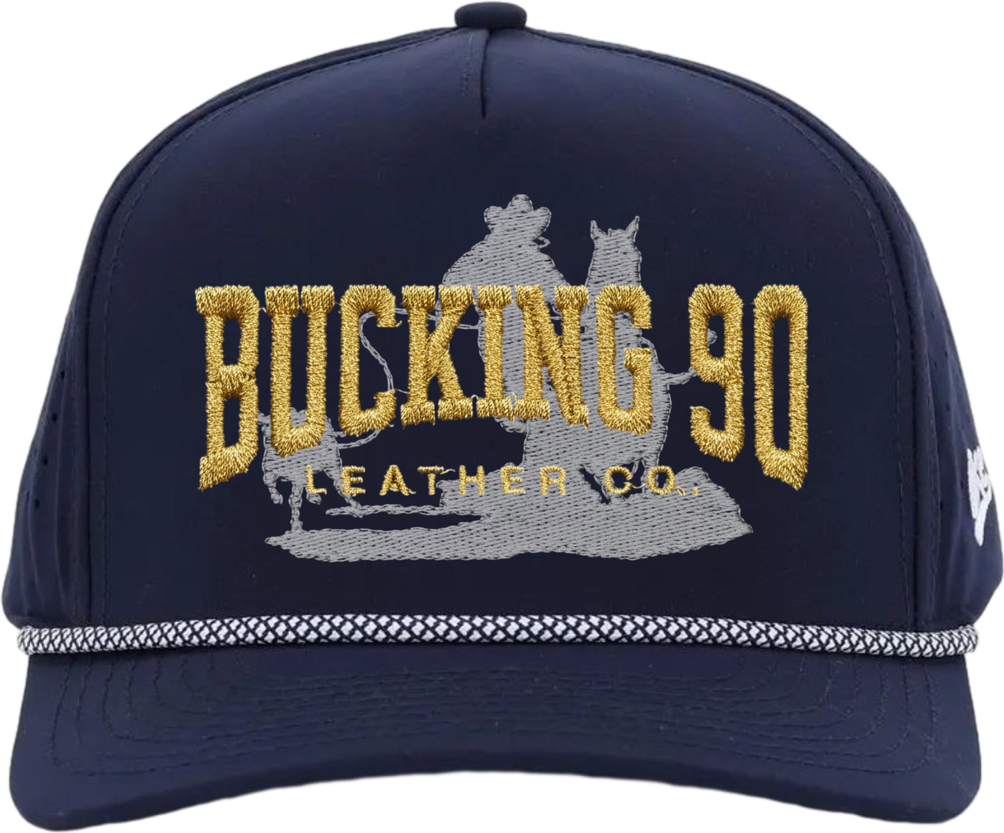 Bucking 90 Goldline Rope Hat – The Deep Canyon Navy Edition