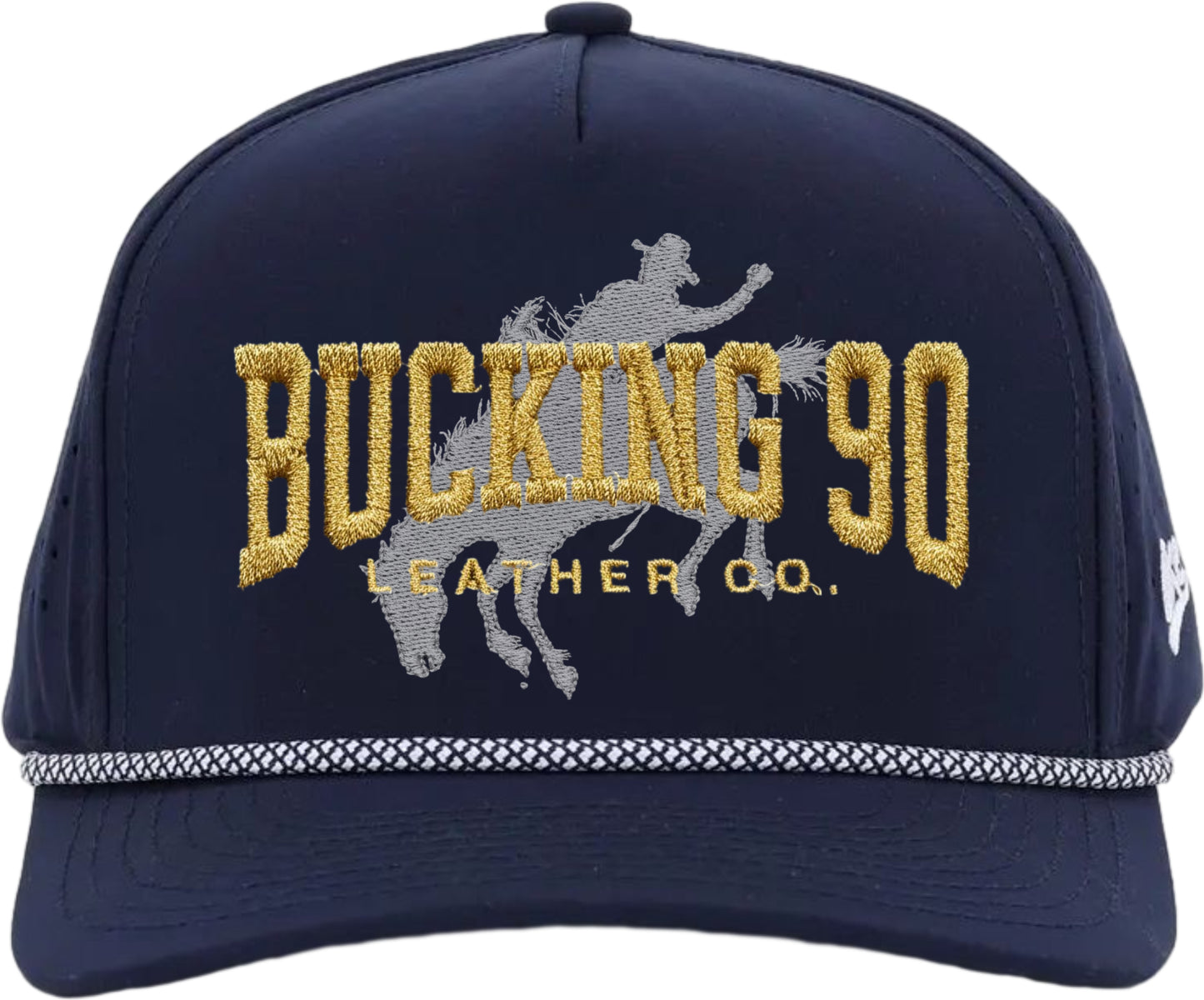 Bucking 90 Goldline Rope Hat – The Deep Canyon Navy Edition