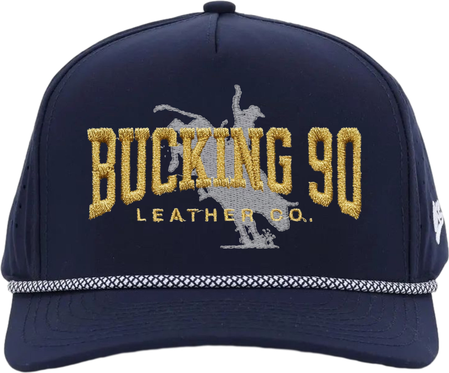 Bucking 90 Goldline Rope Hat – The Deep Canyon Navy Edition