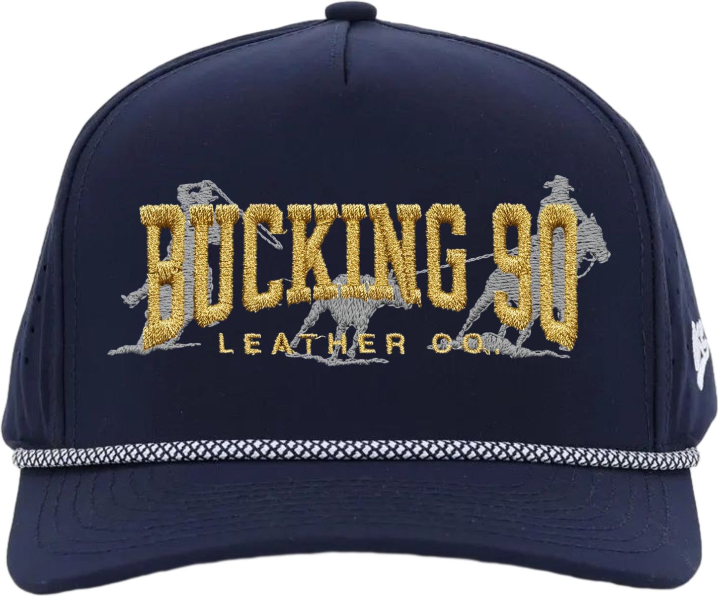 Bucking 90 Goldline Rope Hat – The Deep Canyon Navy Edition