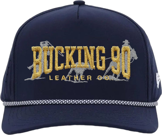 Bucking 90 Goldline Rope Hat – The Deep Canyon Navy Edition