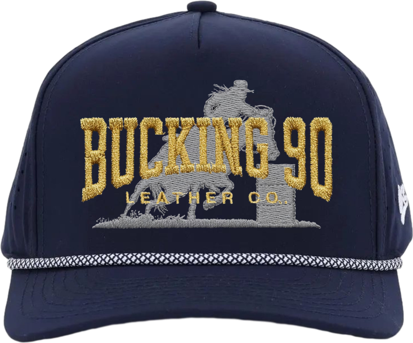 Bucking 90 Goldline Rope Hat – The Deep Canyon Navy Edition