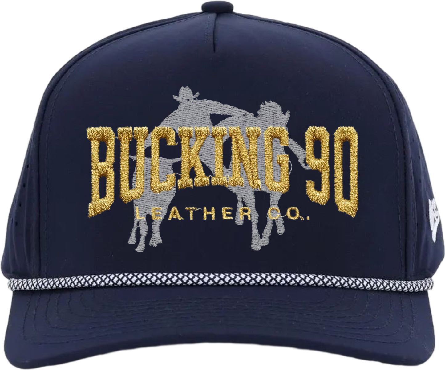 Bucking 90 Goldline Rope Hat – The Deep Canyon Navy Edition