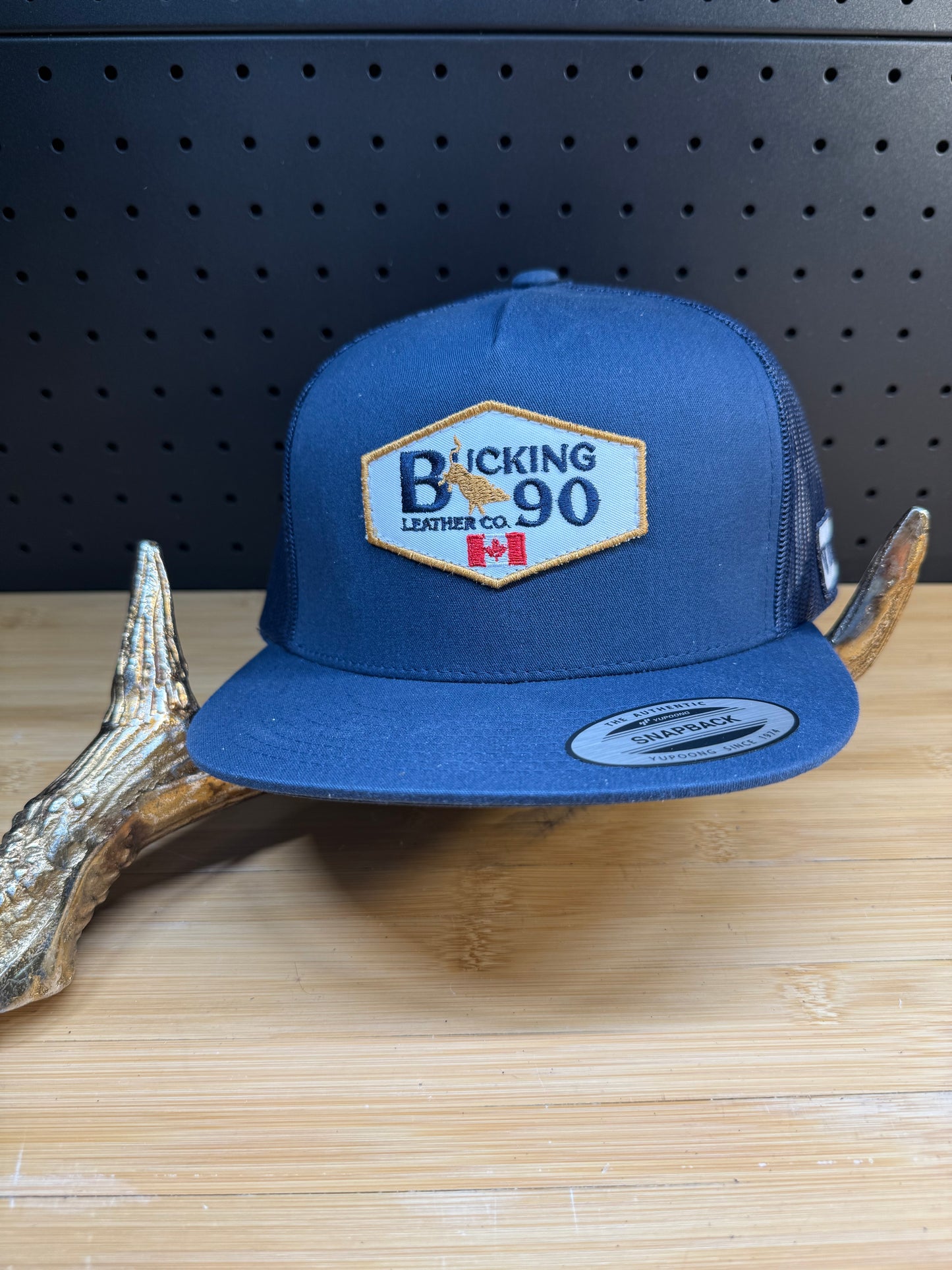 Bucking 90 Leather Co. Trucker Hat