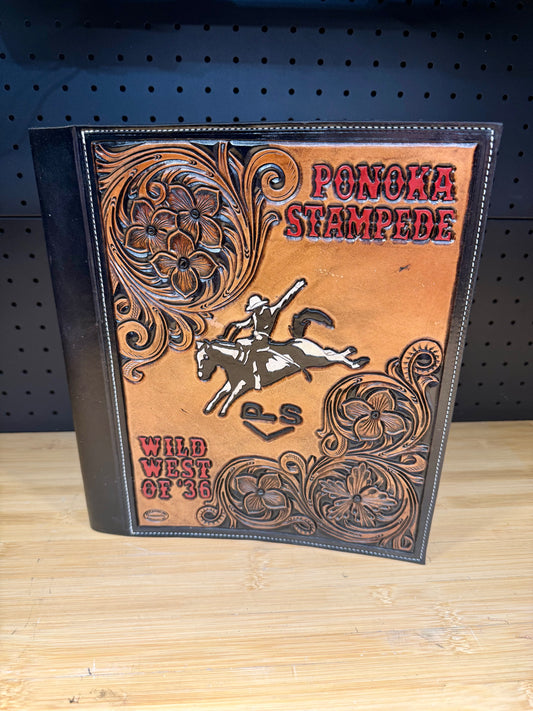 Custom Leather Binder Cover