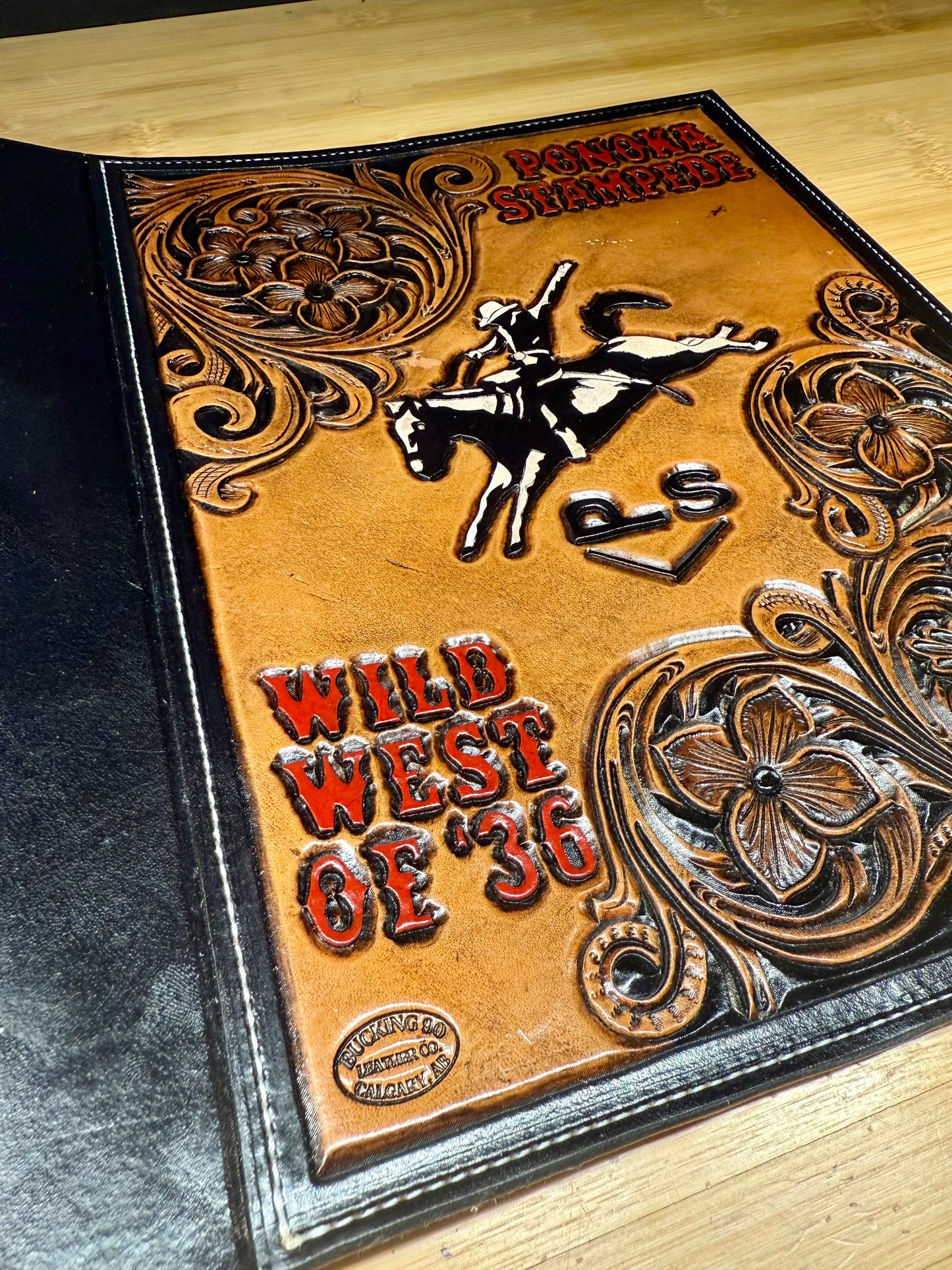 Custom Leather Binder Cover