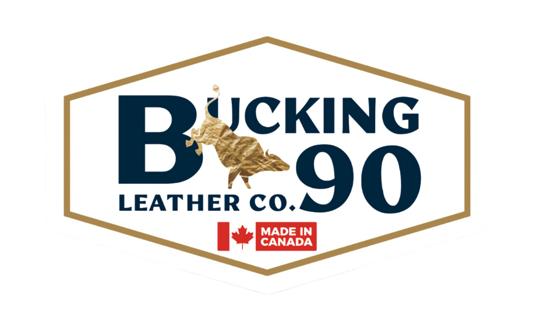 Bucking 90 Leather Co. Heritage Mark Sticker