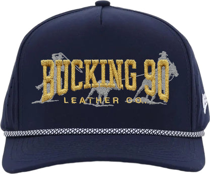 Bucking 90 Goldline Rope Hat – The Deep Canyon Navy Edition