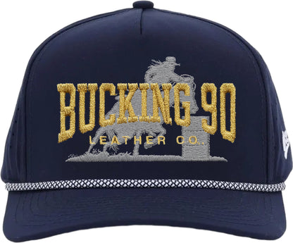 Bucking 90 Goldline Rope Hat – The Deep Canyon Navy Edition