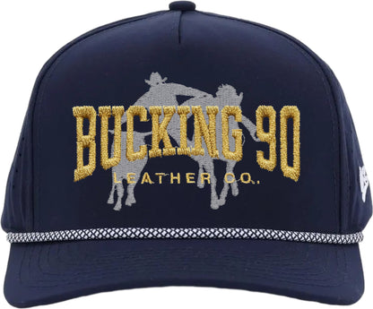 Bucking 90 Goldline Rope Hat – The Deep Canyon Navy Edition
