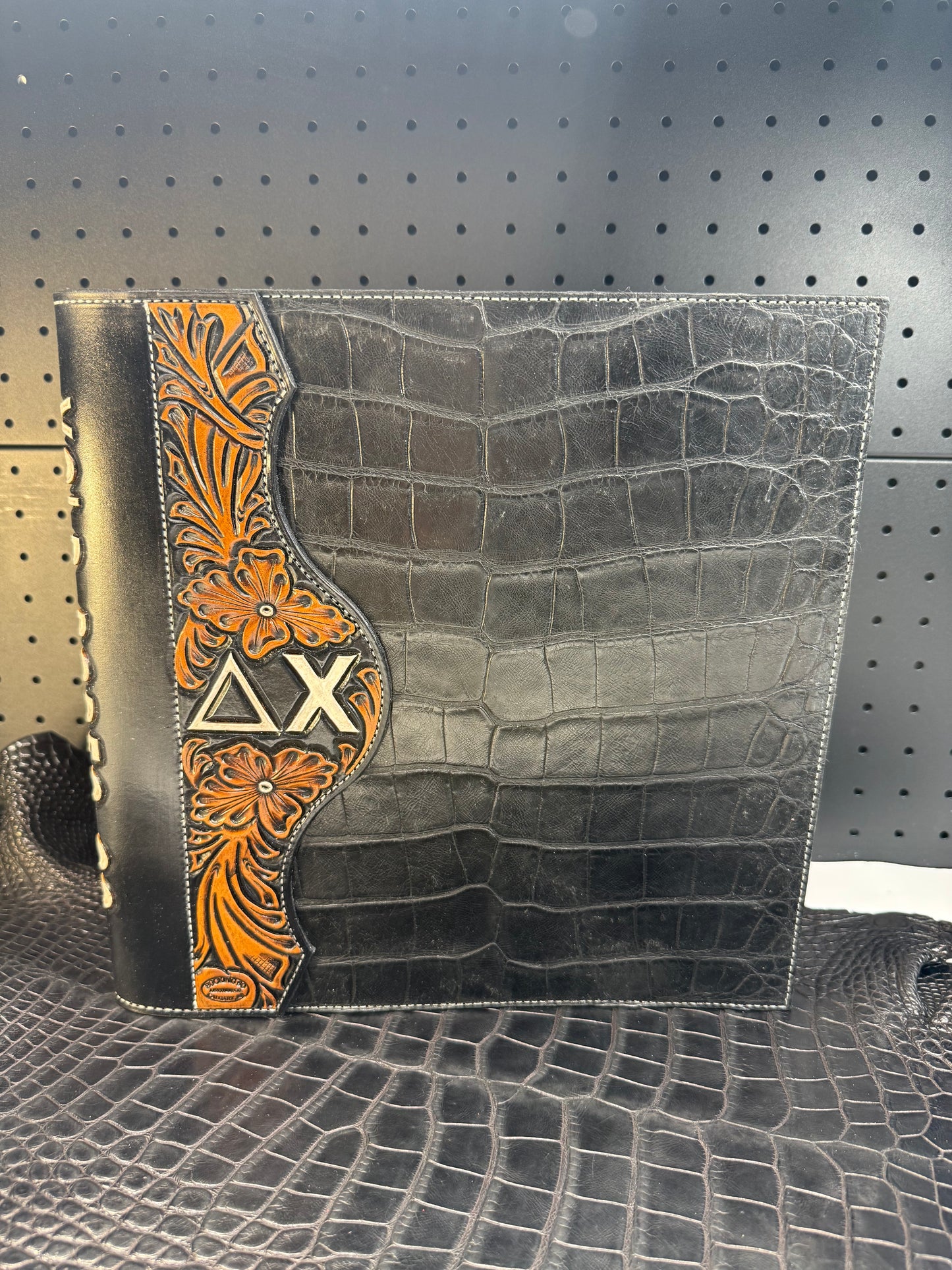 Custom Exotic Leather Binder Cover