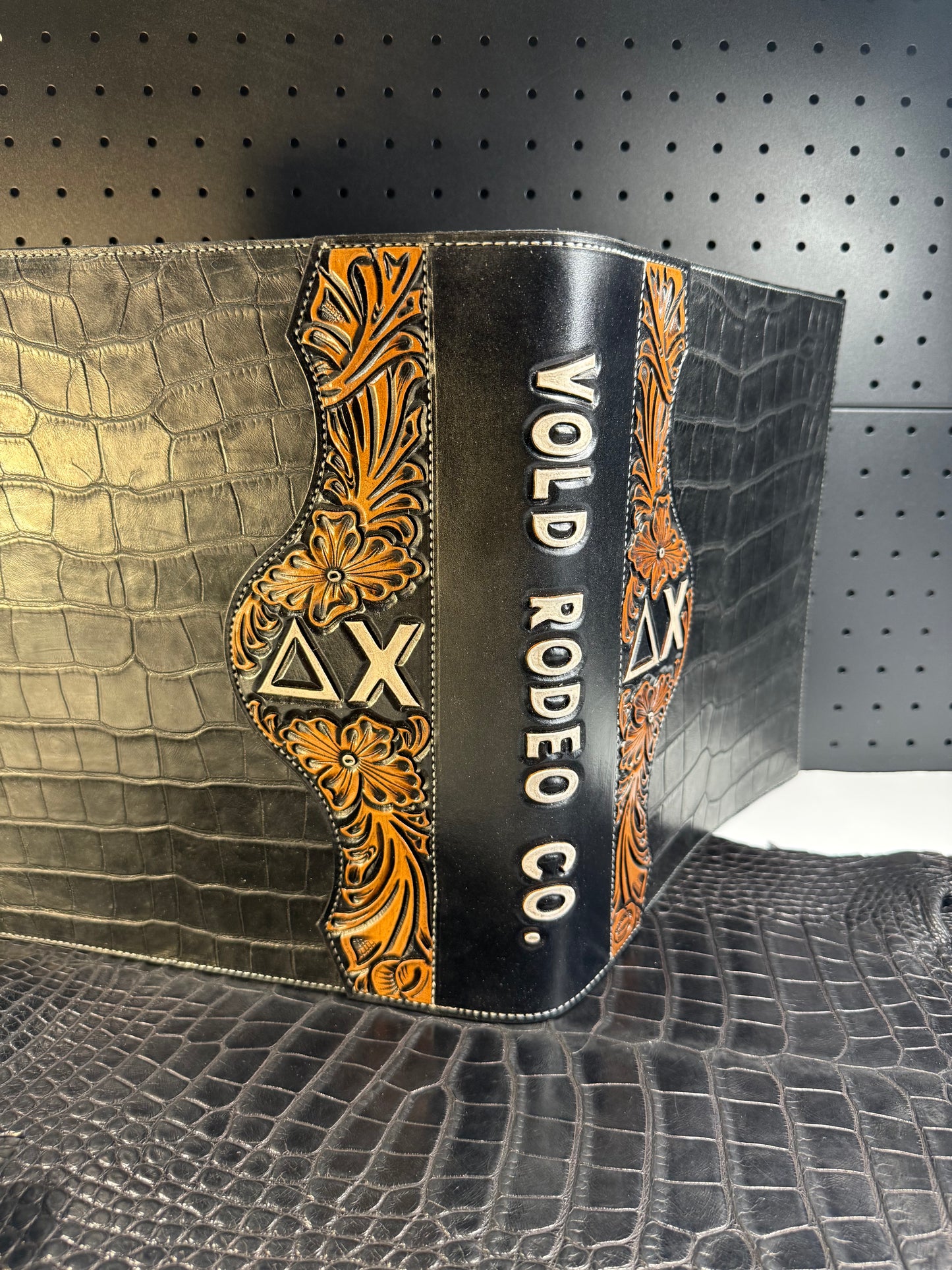 Custom Exotic Leather Binder Cover