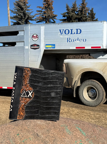 Custom Exotic Leather Binder Cover