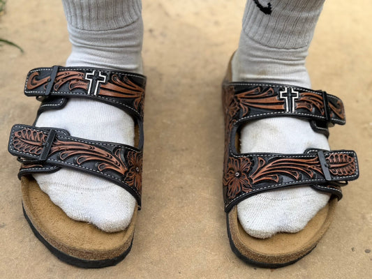 Custom Leather Birkenstock Arizona Sandals