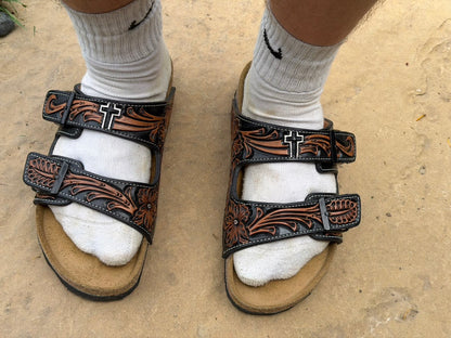 Custom Leather Birkenstock Arizona Sandals