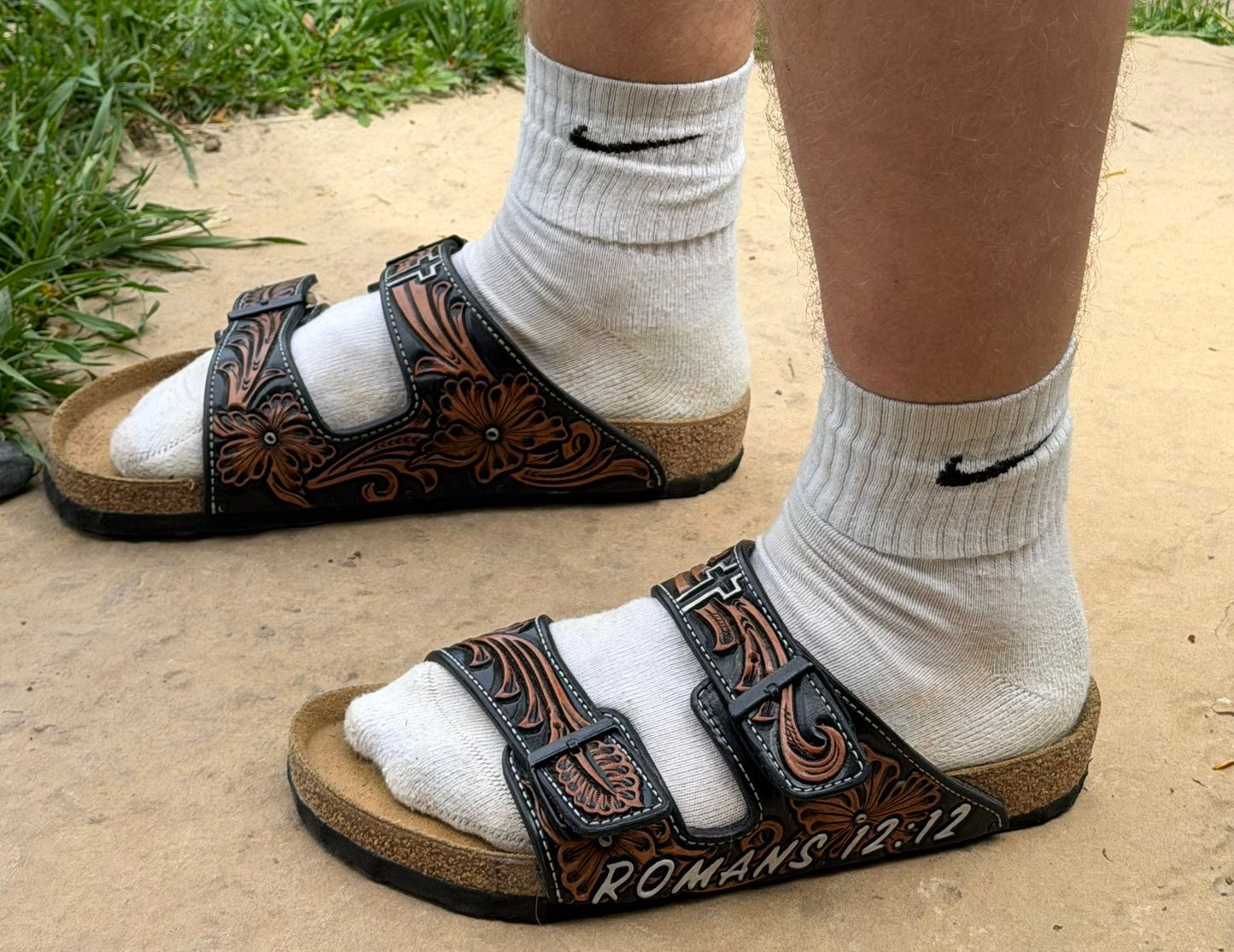 Custom Leather Birkenstock Arizona Sandals